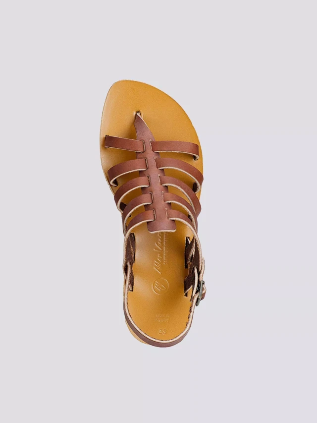 MAX VINCENT - TROPEZIENNE cuir tannage vegetal marron Femme
