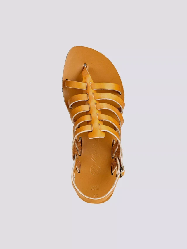 MAX VINCENT - TROPEZIENNE cuir tannage vegetal naturel Femme