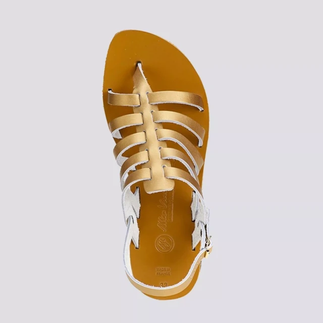 MAX VINCENT - TROPEZIENNE cuir tannage vegetal vieil or Femme