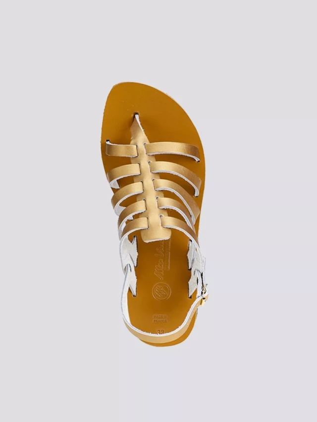 MAX VINCENT - TROPEZIENNE cuir tannage vegetal vieil or Femme