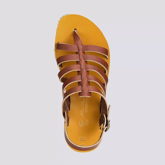 MAX VINCENT - TROPEZIENNE cuir tannage vegetal marron Homme