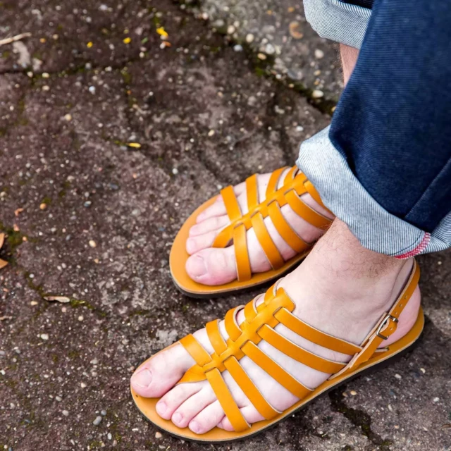 MAX VINCENT - TROPEZIENNE cuir tannage vegetal naturel Homme