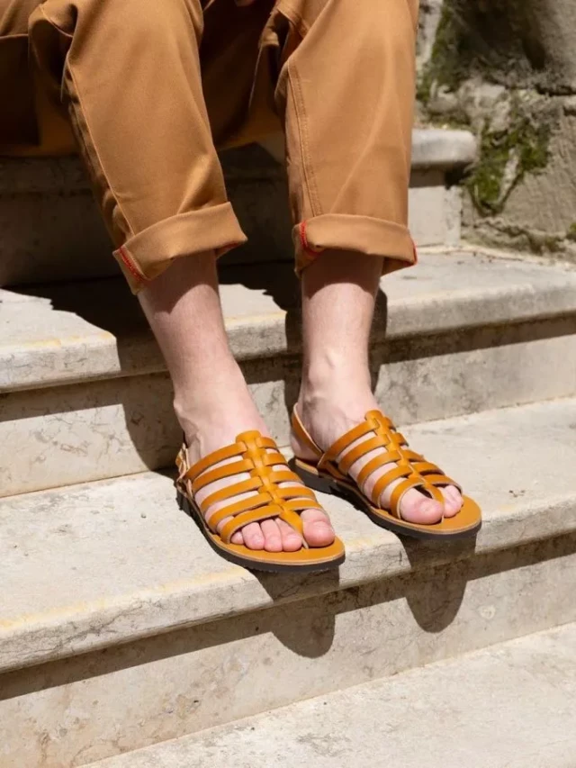 Max Vincent - Tropezienne cuir tannage vegetal naturel homme