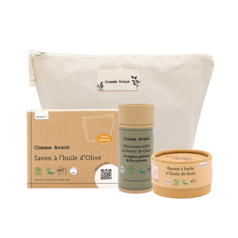 Comme Avant - Coffret Routine Soin Homme - Bio et Solide - Fabrication Française