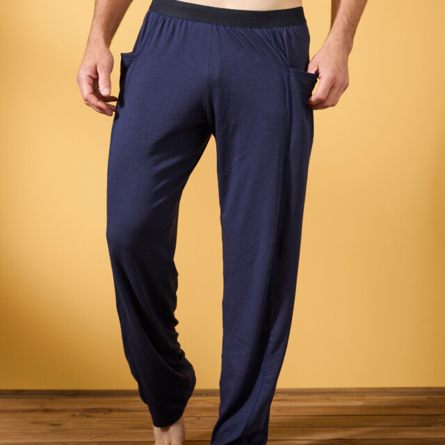 Lemahieu - Pantalon coton modal - Marine - Homme