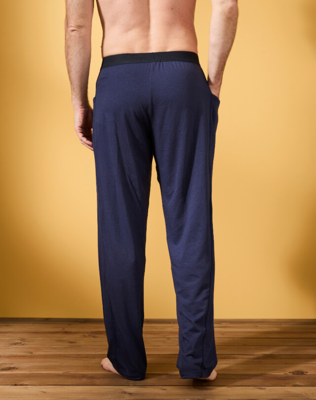 Lemahieu - Pantalon coton modal - Marine - Homme