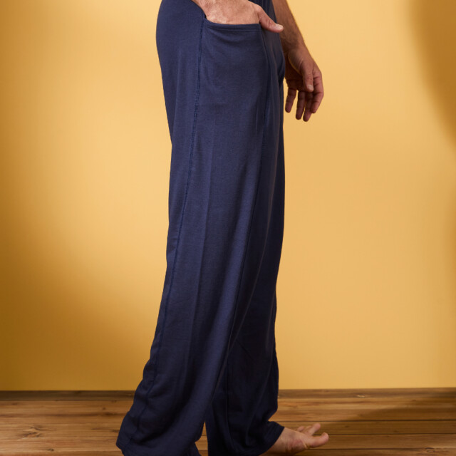 Lemahieu - Pantalon coton modal - Marine - Homme