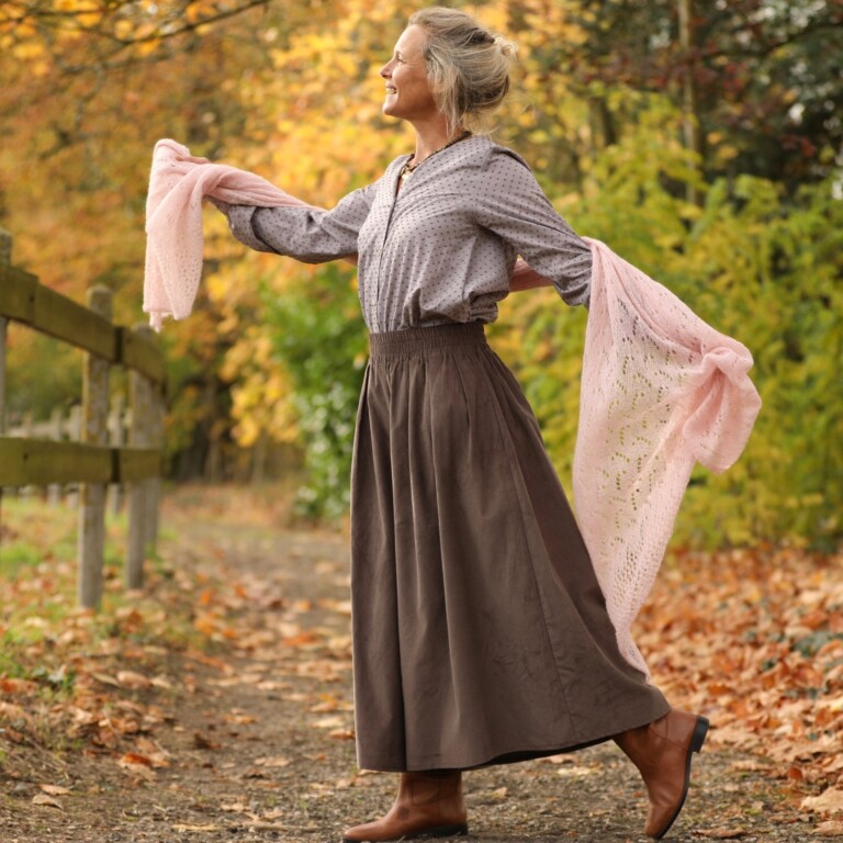 Quintessence - Pantalon Paco - velours milleraies moka – XXXL