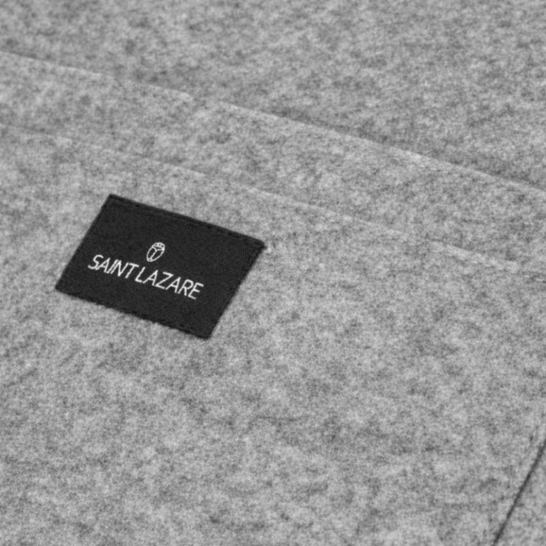 Saint-Lazare - Pochette ordinateur Made in France - Gris chiné