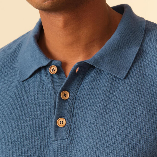 Montlimart - POLO AGAVE BLEU AZUR