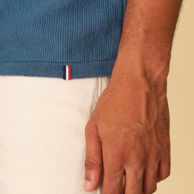 Montlimart - POLO AGAVE BLEU AZUR