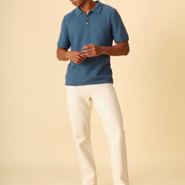 Montlimart - POLO AGAVE BLEU AZUR