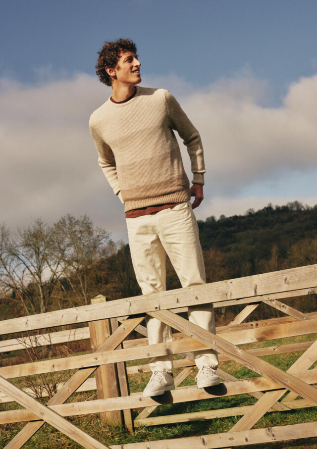 Montlimart - PULL BIOME ECRU / MARRON