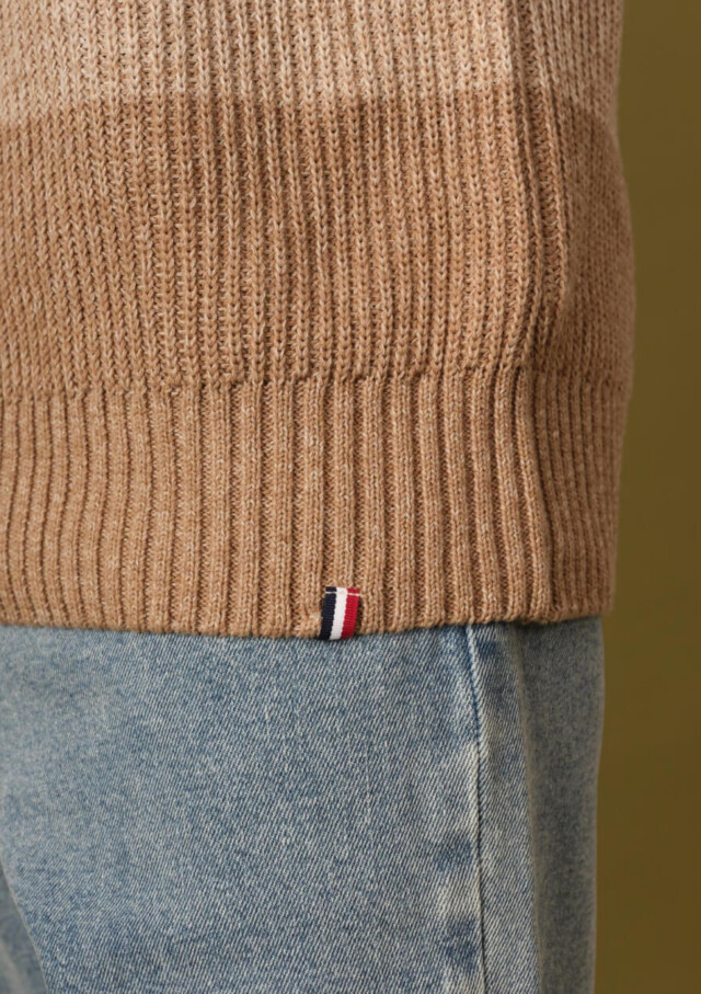 Montlimart - PULL BIOME ECRU / MARRON