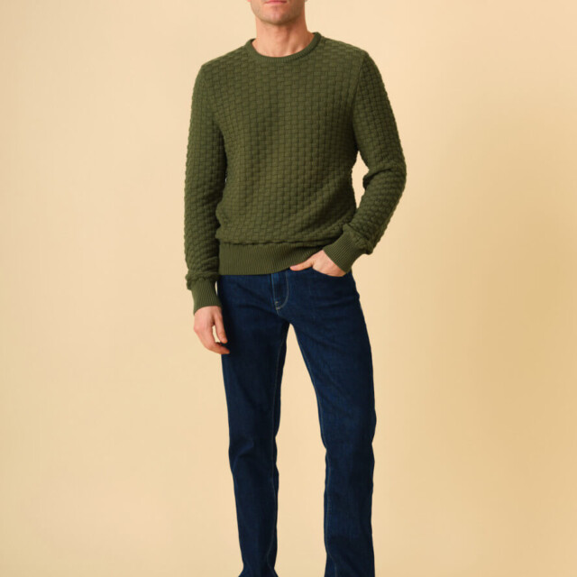 Montlimart - PULL DAMIER SAUGE