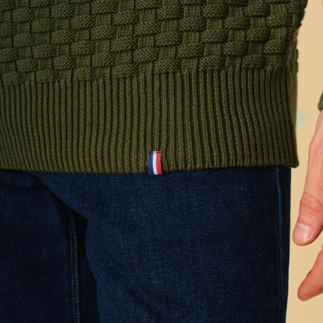 Montlimart - PULL DAMIER SAUGE