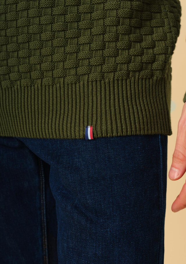 Montlimart - PULL DAMIER SAUGE