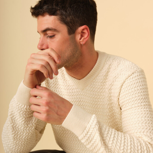 Montlimart - PULL GENEREUX ECRU