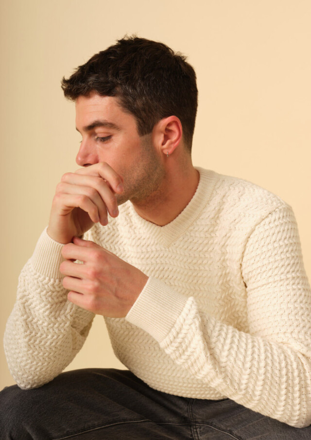 Montlimart - PULL GENEREUX ECRU