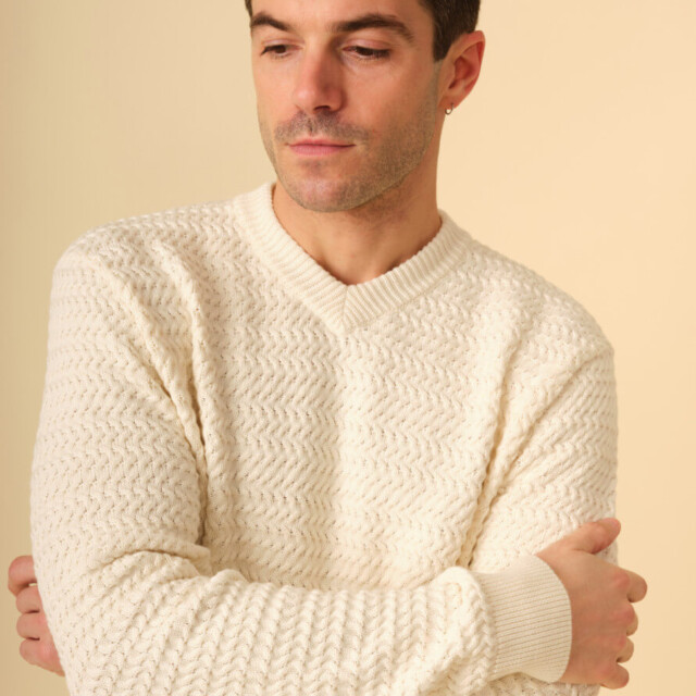 Montlimart - PULL GENEREUX ECRU