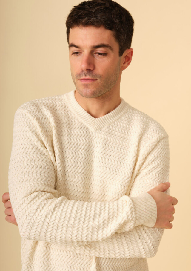 Montlimart - PULL GENEREUX ECRU