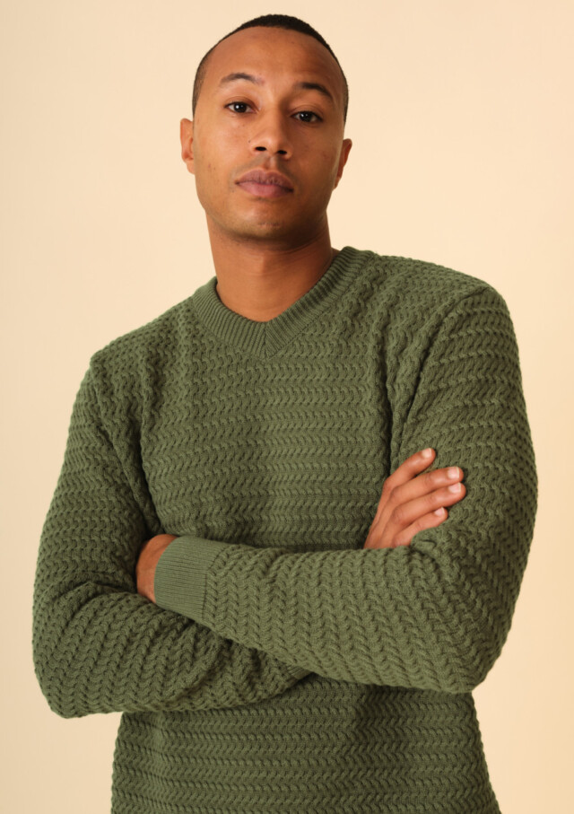 Montlimart - Pull Genereux Vert