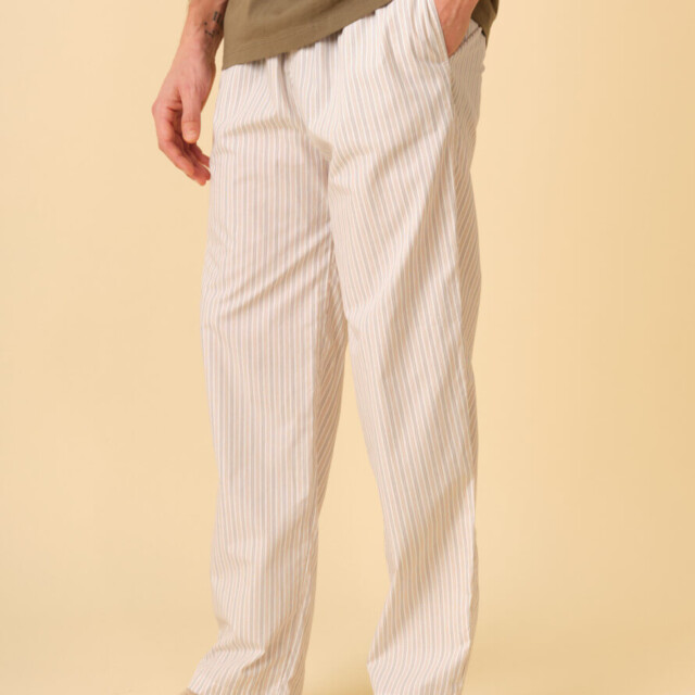 Montlimart - PYJAMA CHARLIE KAKI ET RAYURES ENSEMBLE DE PYJAMA