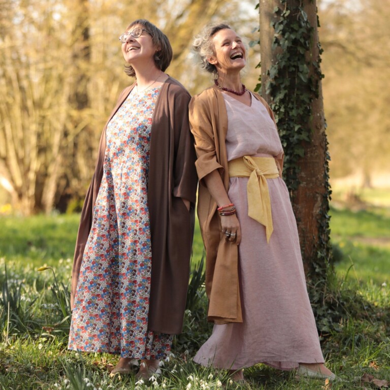 Meta SS25 - Robe Louisa - Coton Petit floral poétique – XXL