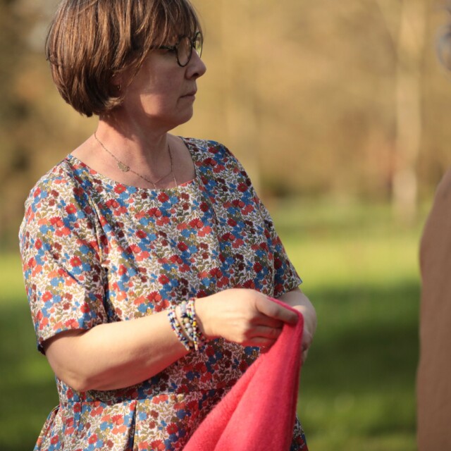 Quintessence - Robe Louisa - Coton Petit floral poétique