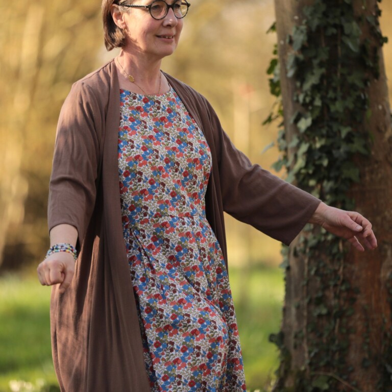 Meta SS25 - Robe Louisa - Coton Petit floral poétique – XXL