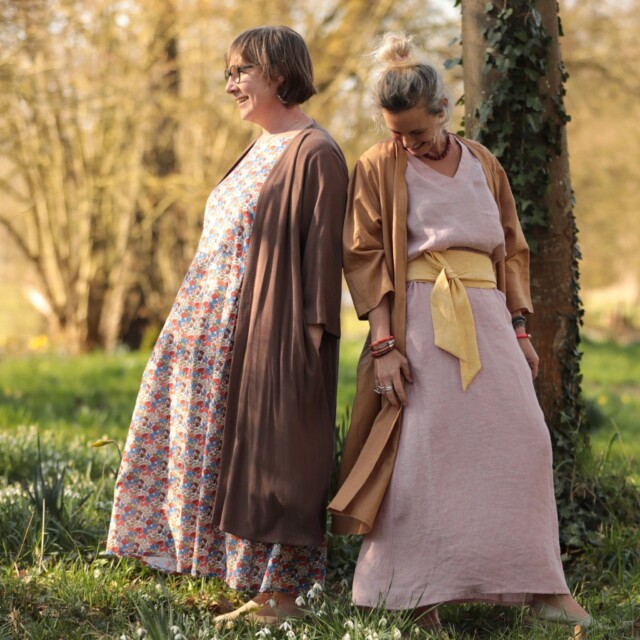 Quintessence - Robe Louisa - Coton Petit floral poétique