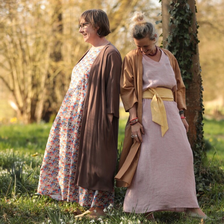Meta SS25 - Robe Louisa - Coton Petit floral poétique – XXL