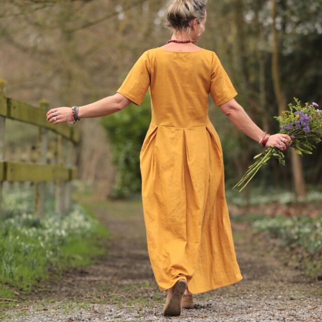 Quintessence - Robe Louisa - Lin tournesol