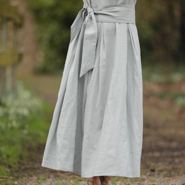 Quintessence - Robe Louisa - Lin vert d'eau