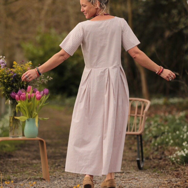 Meta SS25 - Robe Louisa - Vichy ficelle – XXL