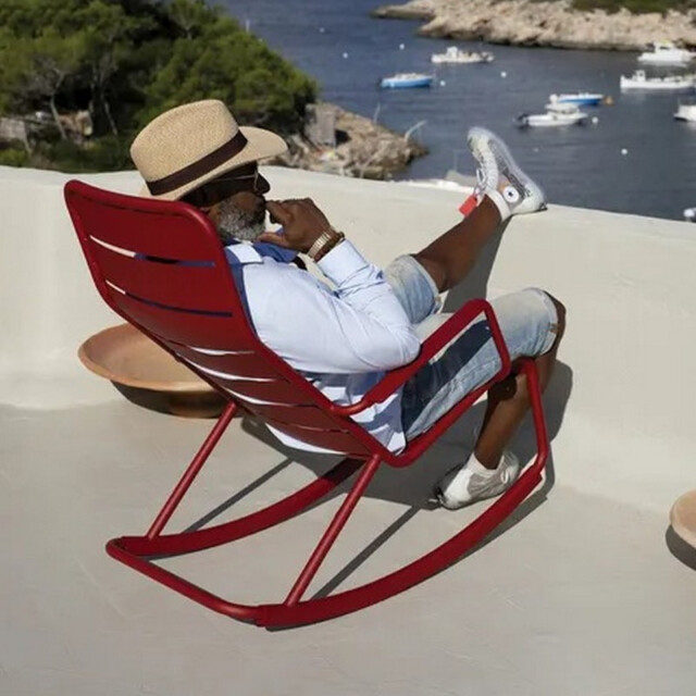 Fermob - Rocking chair FERMOB Luxembourg en métal – 26 coloris