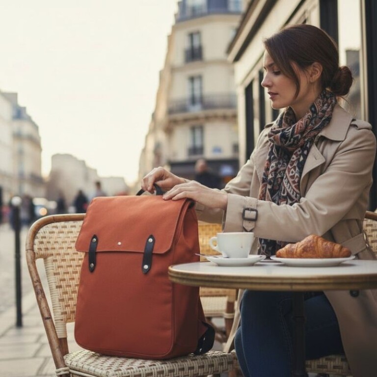 Saint-Lazare - Sac à dos Made in France - Paul rouille