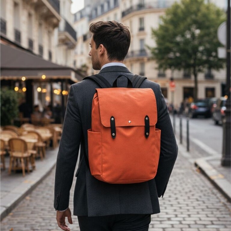 Saint-Lazare - Sac à dos Made in France - Paul rouille