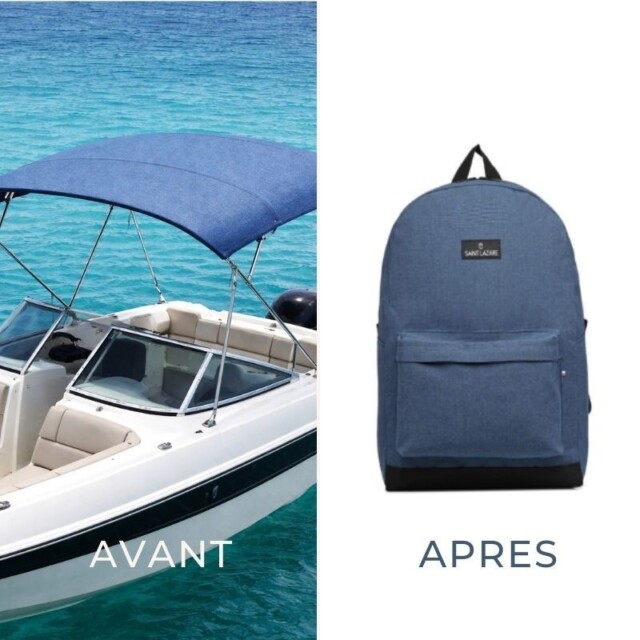 Saint-Lazare - Sac à dos Made in France - Jules bleu