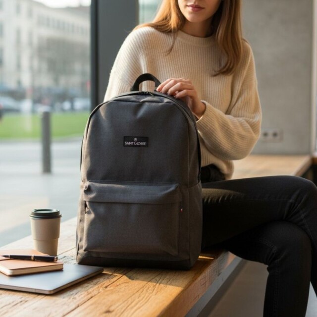 Saint-Lazare - Sac à dos Made in France - Jules gris