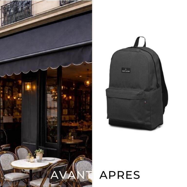 Saint-Lazare - Sac à dos Made in France - Jules gris