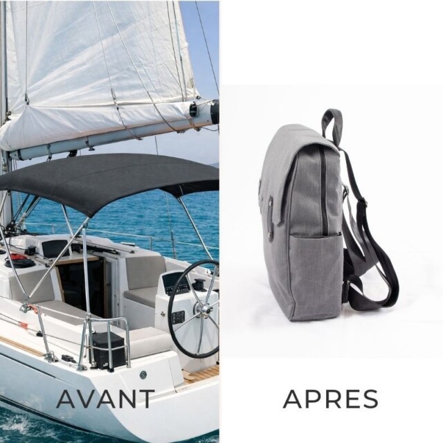 Saint-Lazare - Sac à dos Made in France - Paul gris