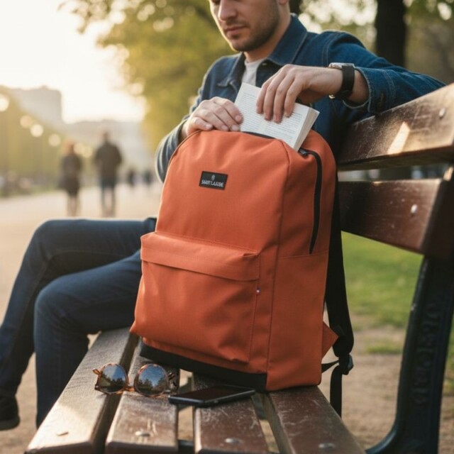 Saint-Lazare - Sac à dos Made in France - Jules rouille