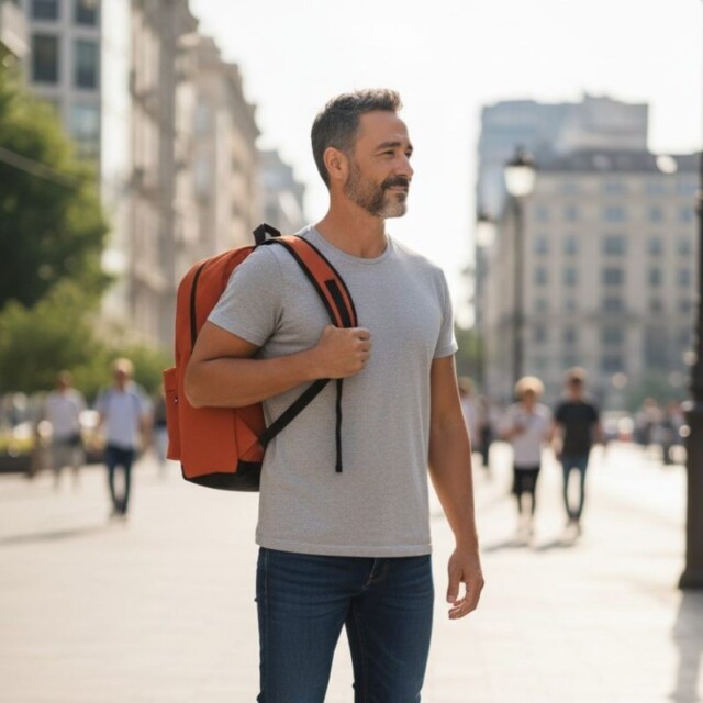 Saint-Lazare - Sac à dos Made in France - Jules rouille