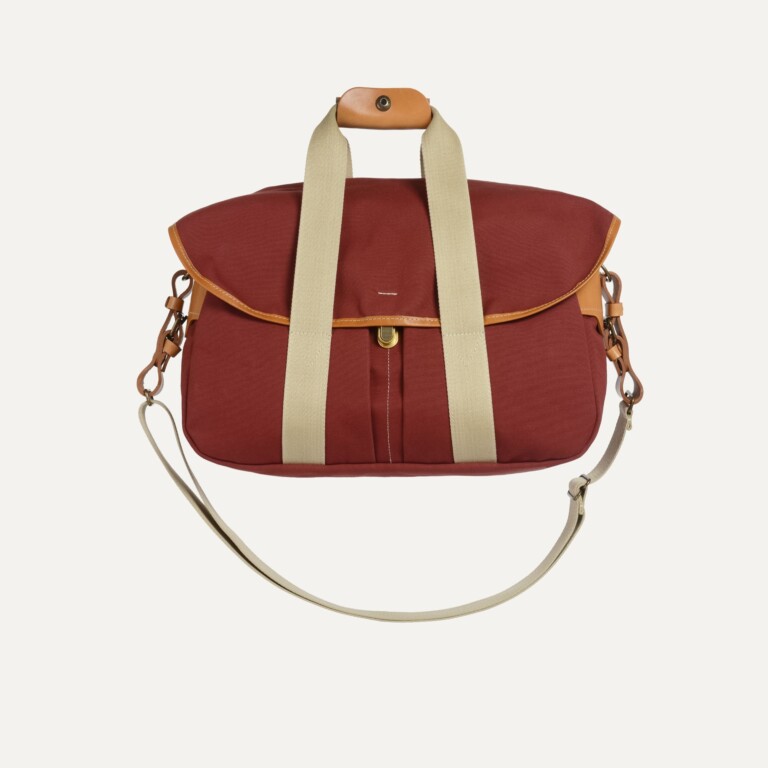 Bleu De Chauffe - Sac business Musette - Rouge cardinal