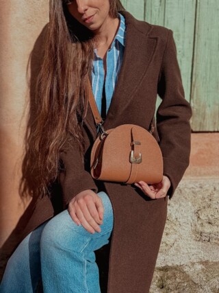 Maison Rottier - Sac en Cuir Camel  Nathalie Taille S