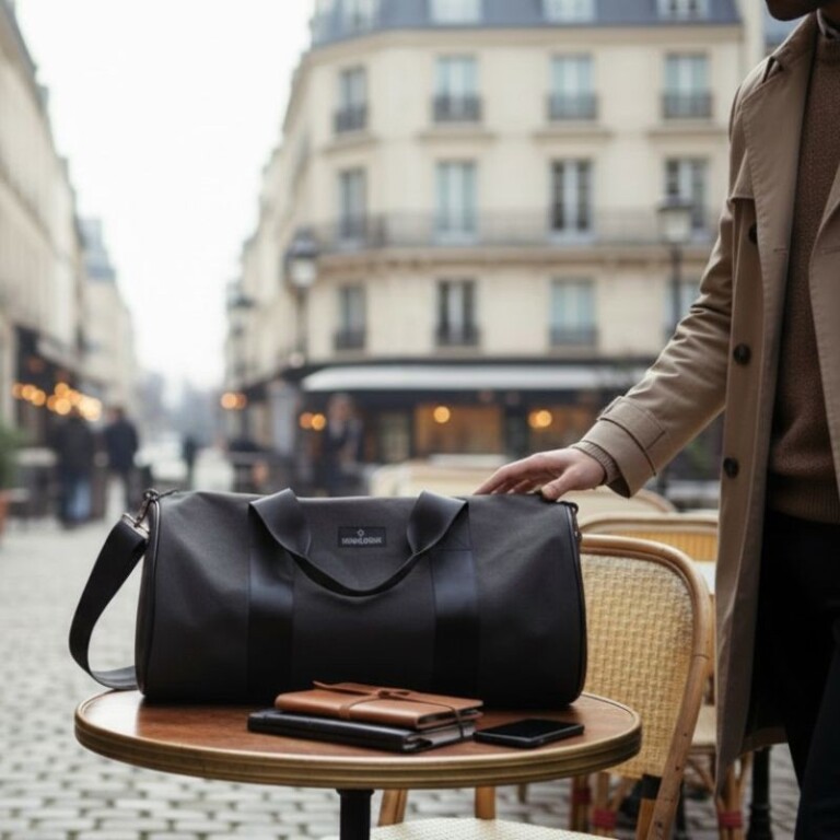Saint-Lazare - Sac polochon gris