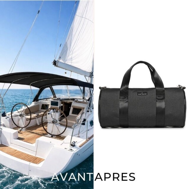 Saint-Lazare - Sac polochon gris