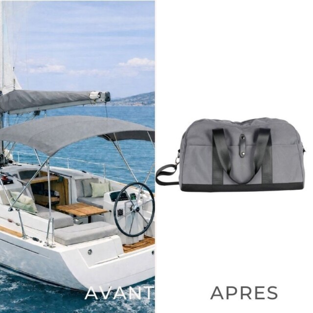 Saint-Lazare - Sac de voyage gris