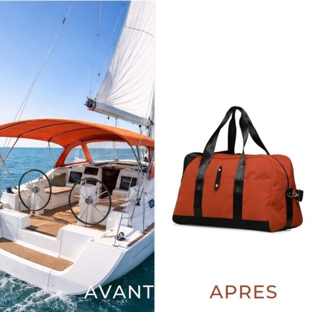 Saint-Lazare - Sac de voyage rouille